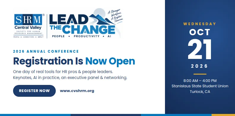 2026 CVSHRM Annual Conference registration is open for October 21